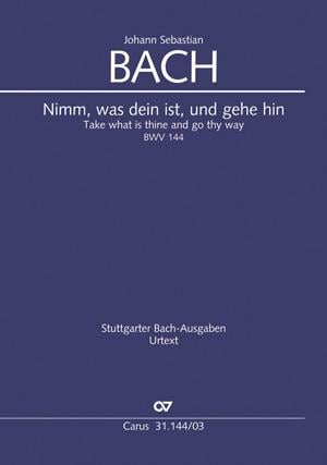 Nimm, was dein ist, und gehe hin
