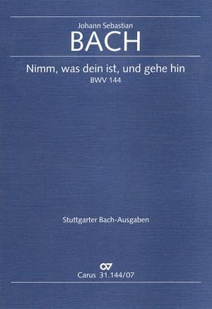 Nimm, was dein ist, und gehe hin
