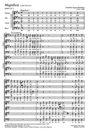 Magnificat a due Chori in A