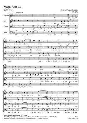 Magnificat in B