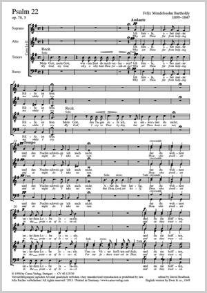 Mein Gott, warum hast du mich verlassen [Psalm 22]