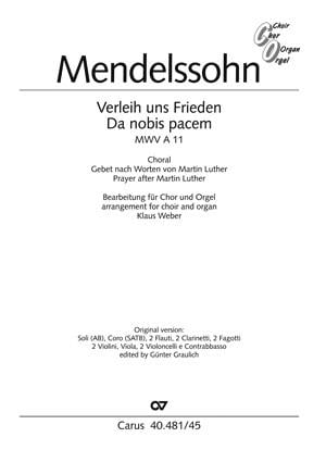 Verleih uns Frieden gnädiglich