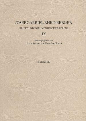 Briefe und Dokumente seines Lebens IX