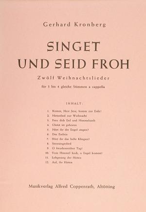 Singet und seid froh- 12 Weihnachstlieder
