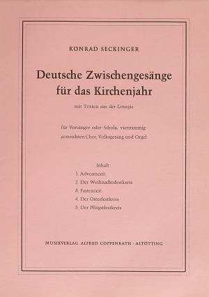 Deutsche Zwischengesänge für das Kirchenjahr
