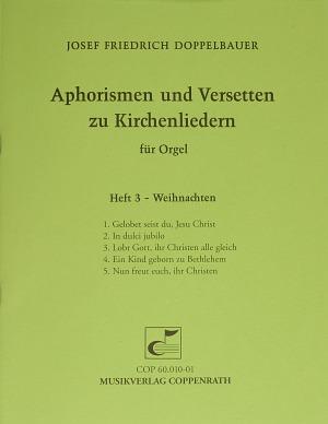 Aphorismen und Versetten zu Kirchenliedern Heft 3