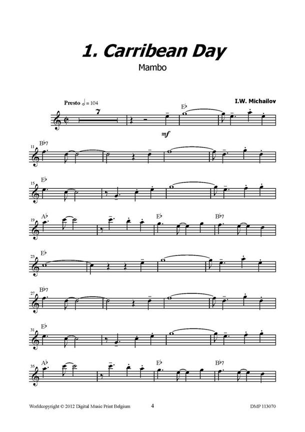 Latin Impressions For Saxophone Eb