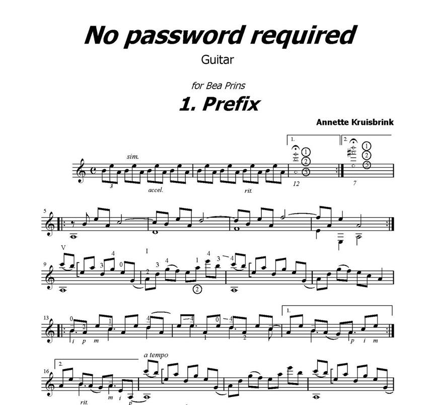 No Password Required
