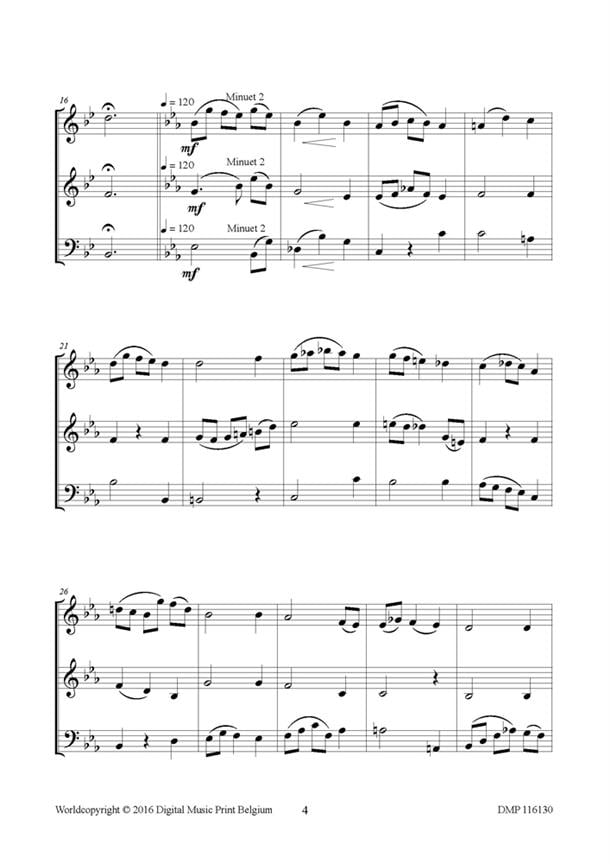 Minuet In Bes For Strings