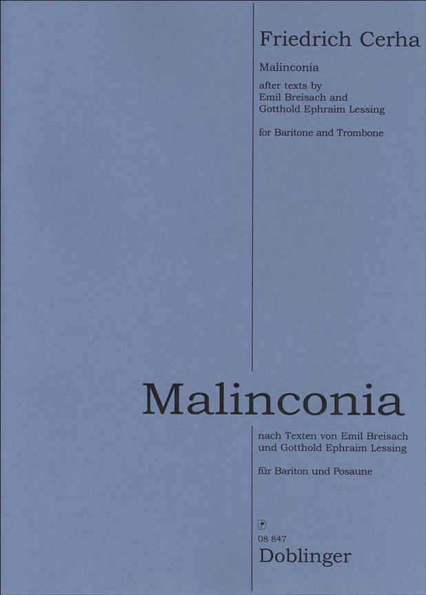 Malinconia Für Bariton und Posaune