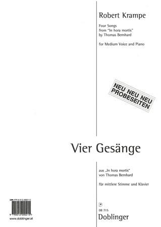 Vier Gesänge