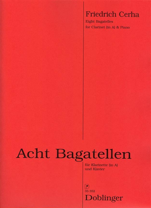 8 Bagatellen für Klarinette(in A) und Klavier