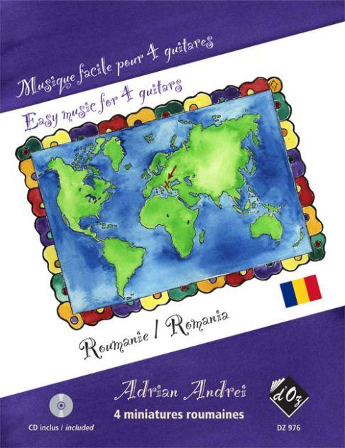 Musique facile pour 4 guitares - Roumanie