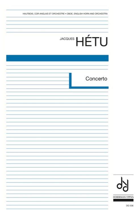 Concerto pour hautbois, cor anglais et orch op 72