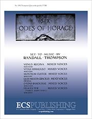 Six Odes of Horace: Quis multa gracilis