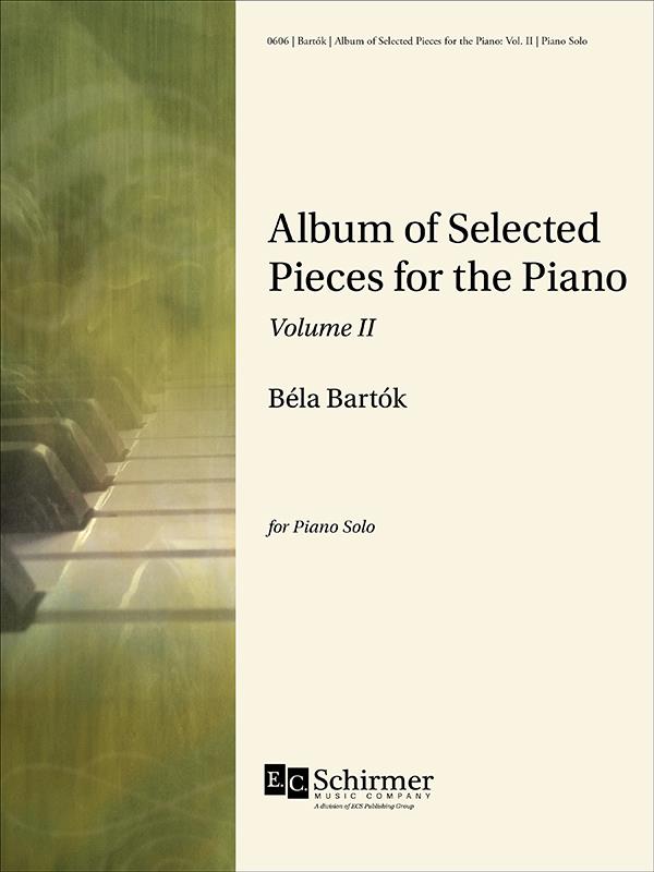 Bela Bartok Album for Piano, Vol. II