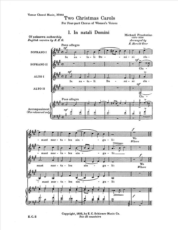 Two Christmas Carols