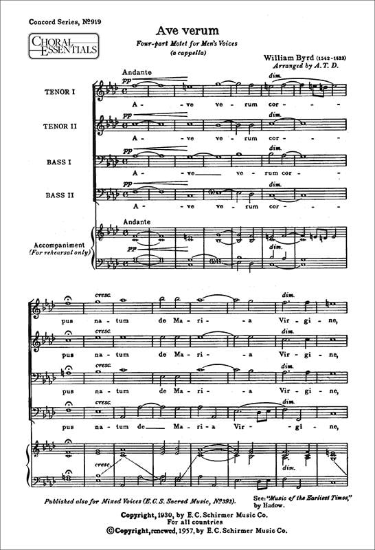 Ave verum Corpus