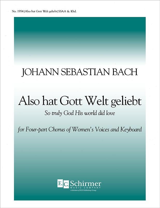 Cantata 68: Also hat Gott die Welt geliebt