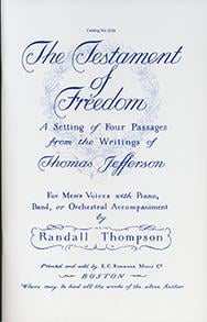 The Testament of Freedom