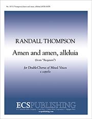 Requiem: Amen and amen, alleluia