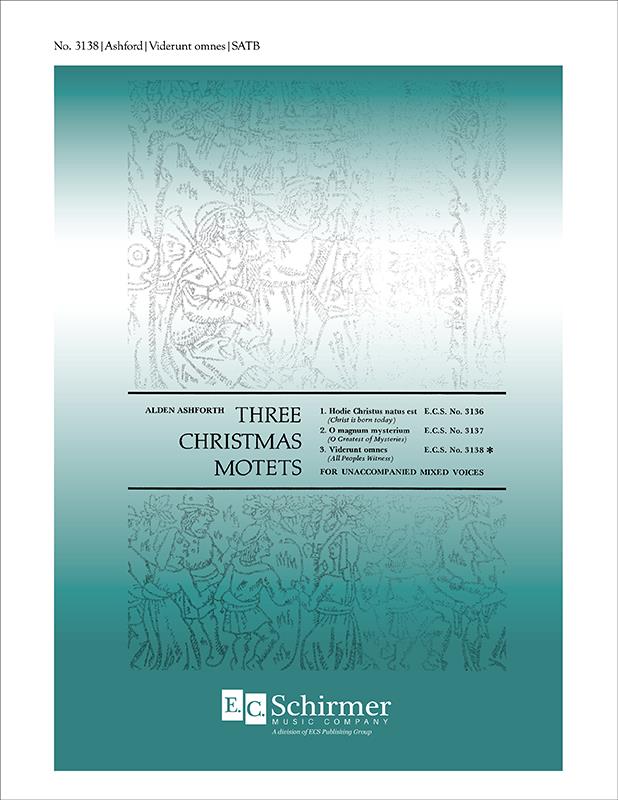 Three Christmas Motets: No. 3. Viderunt omnes