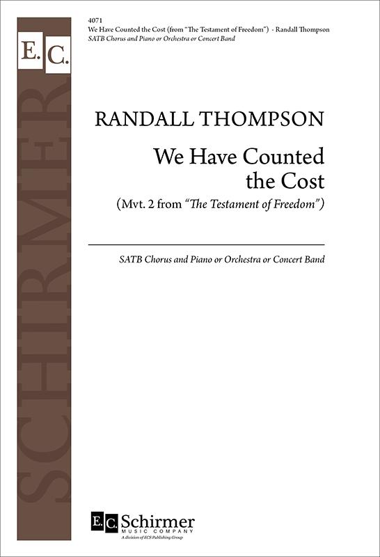 Testament of Freedom: 2 We Have Counted the Cost