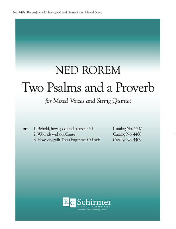 Two Psalms and a Proverb