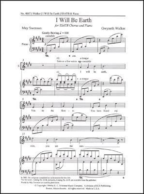 Songs for Women's Voices: No. 6. I Will Be Earth