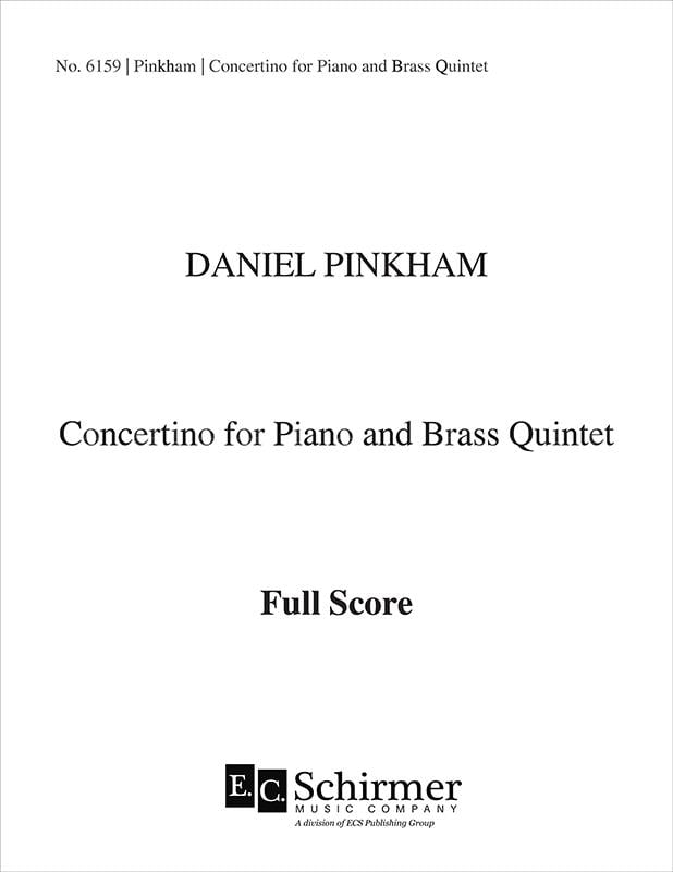 Concertino for Piano and Brass Quintet