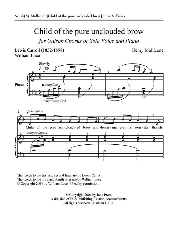 Child of the Pure Unclouded Brow