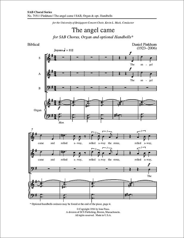 The Angel came