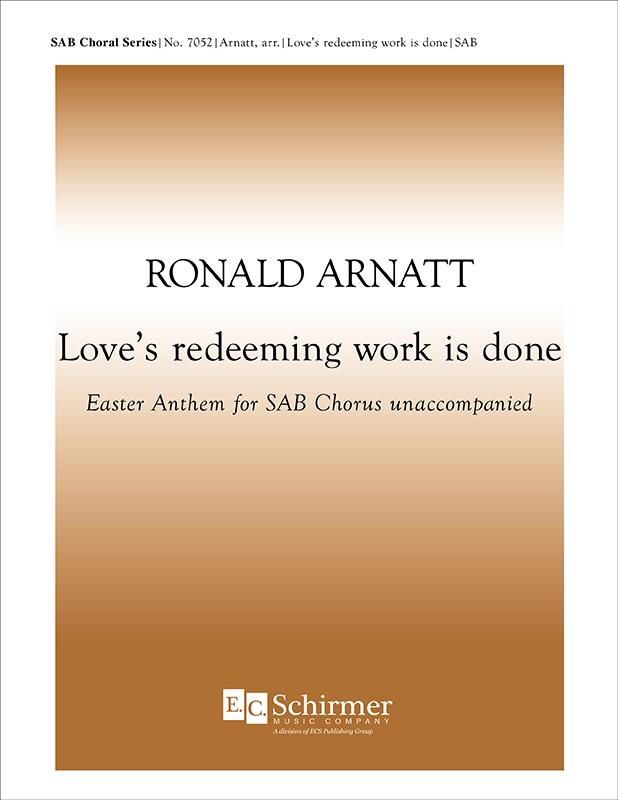 Love's redeeming work is done