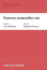 Forever, remember me