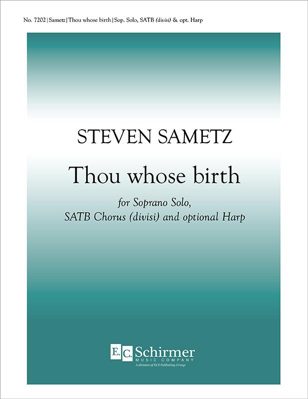 Thou whose birth