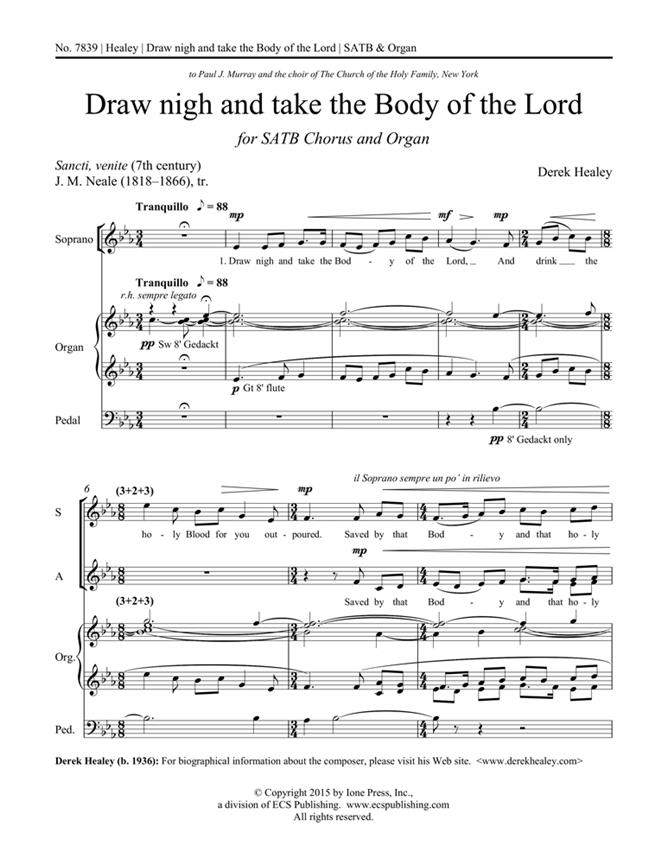 Draw nigh and take the Body of the Lord