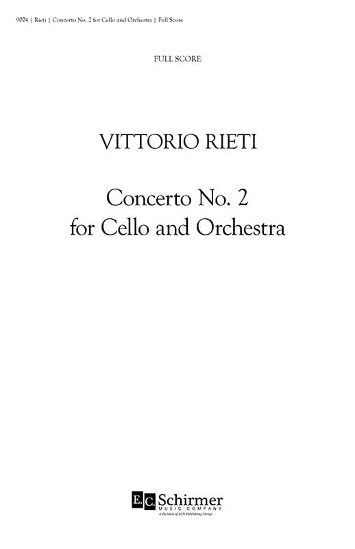 Concerto No. 2 for Cello and Orchestra