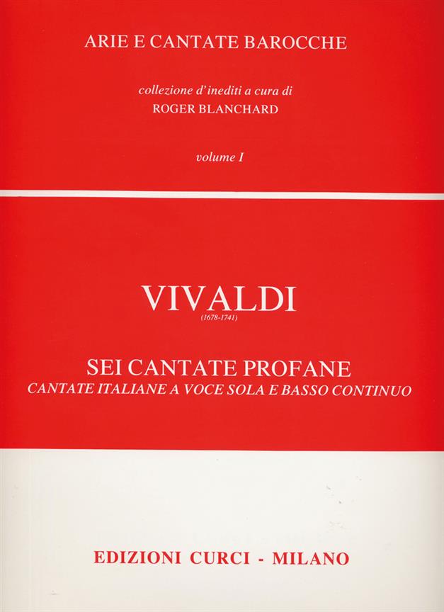 Sei Cantate Profane