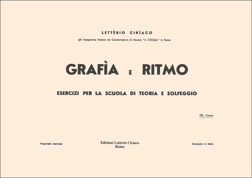 Grafia E Ritmo 3 Corso