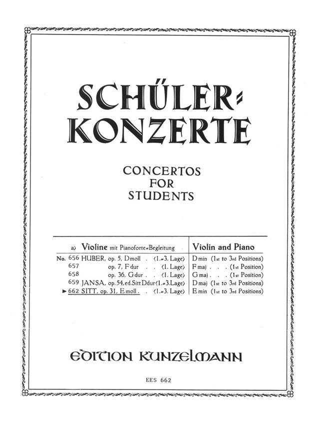 Concert E Op.31