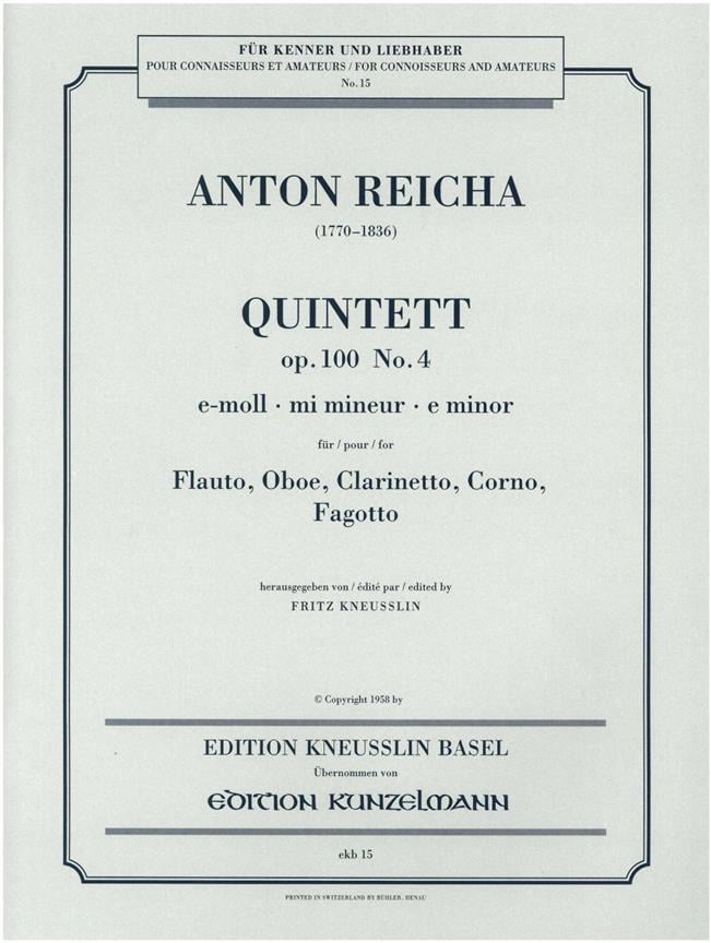 Quintett Op. 100-4