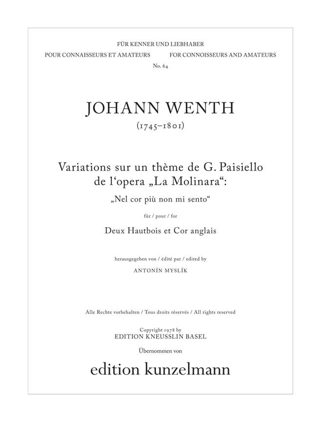 Variationen Über Ein Thema Von G. Paisiello