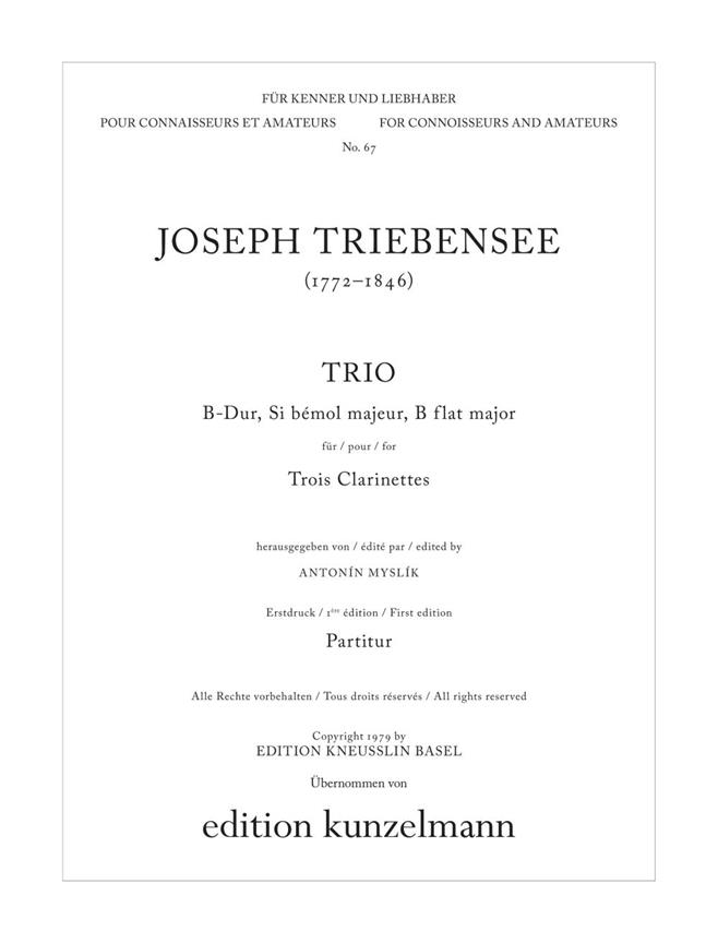 Trio Für 3 Klarinetten