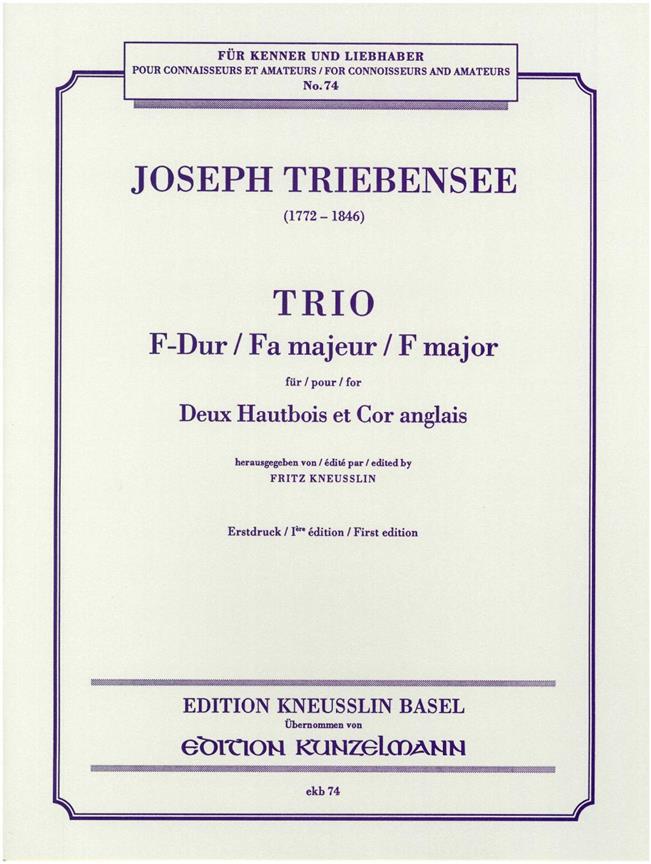 Trio Für 2 Oboen und Englischhorn