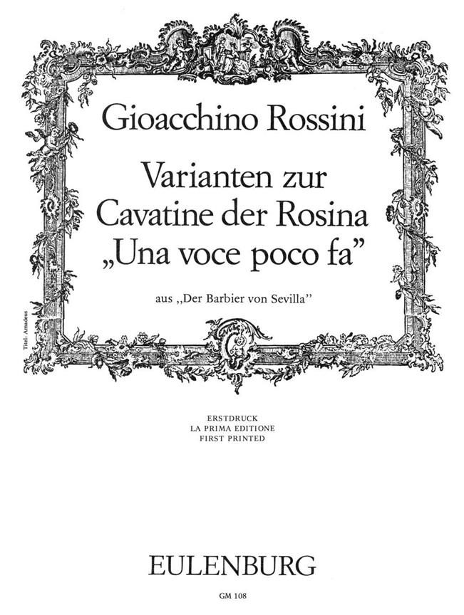 Varianten Zur Cavatine 'Una Voce Poco Fa'