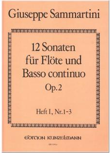12 Sonaten für Flöte - Band 1