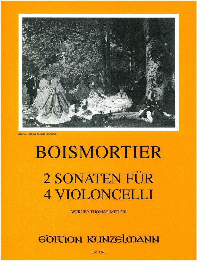 2 Sonaten Für 4 Violoncelli