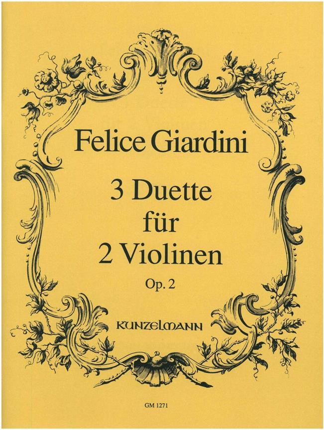 3 Duette Für 2 Violinen