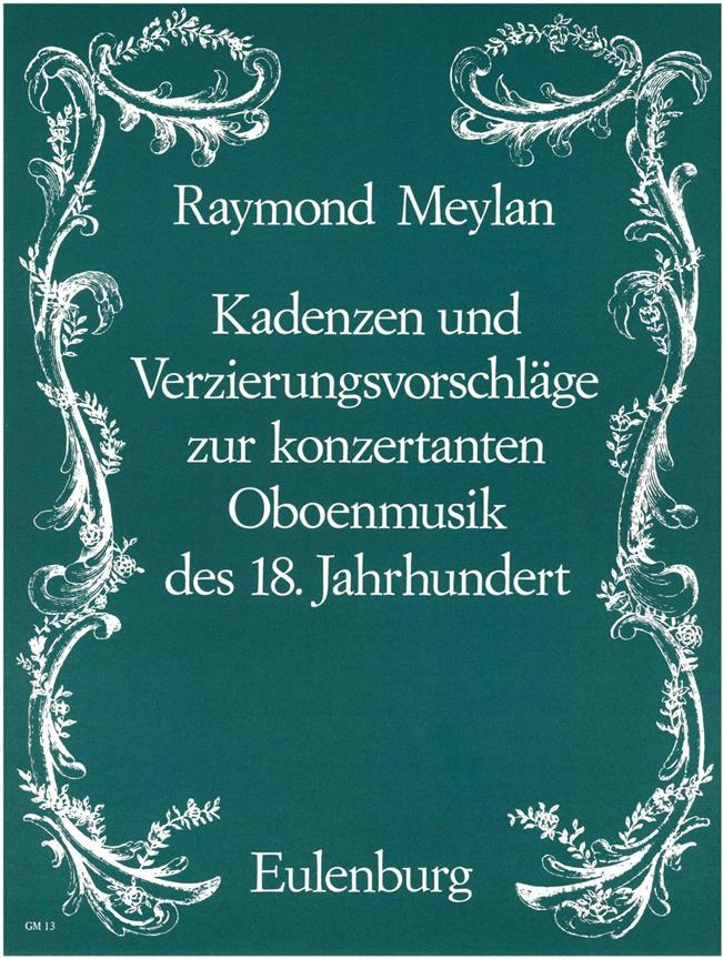 Kadenzen und Verzierungsvorschläge