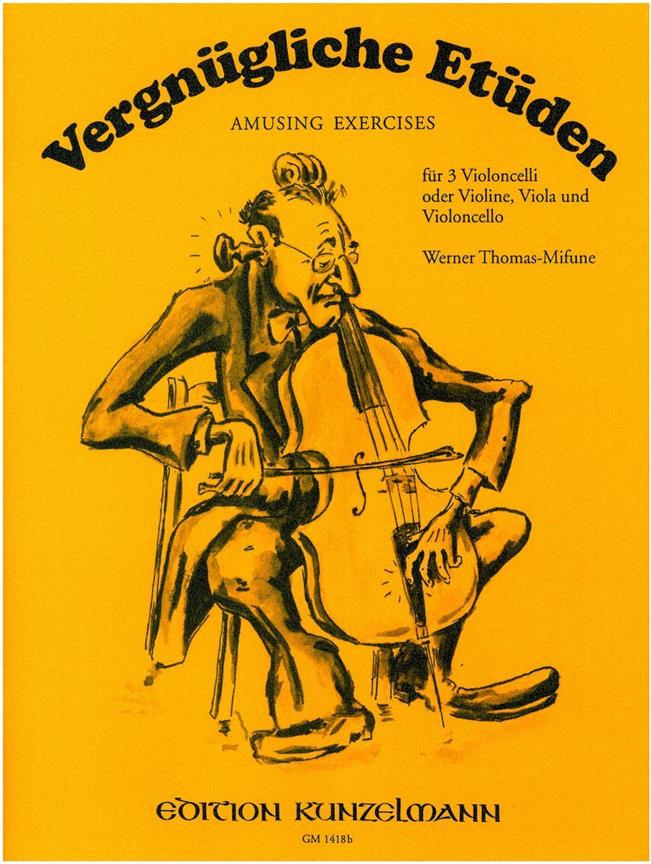Vergnügliche Etüden Für 3 Violoncelli